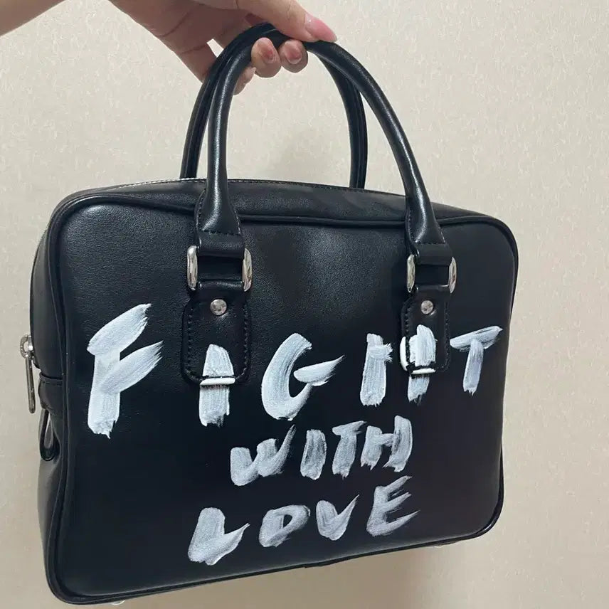 [BUNJANG] Comme des Garçons Girl Paint Bag Black / 꼼데가르송 걸 페인트백 블랙