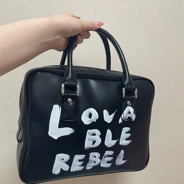 [BUNJANG] Comme des Garçons Girl Paint Bag Black / 꼼데가르송 걸 페인트백 블랙