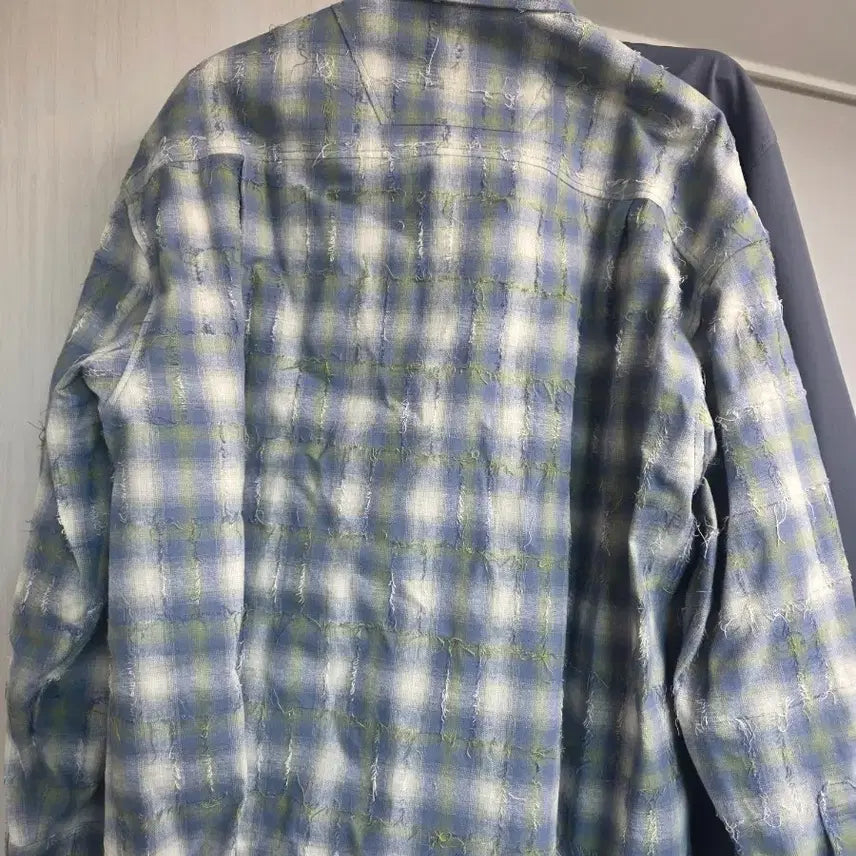 [BUNJANG] Juun.J 26SS Grid Shirt Green (Size 50) / 준지 26ss 그리드 셔츠 그린 (50)