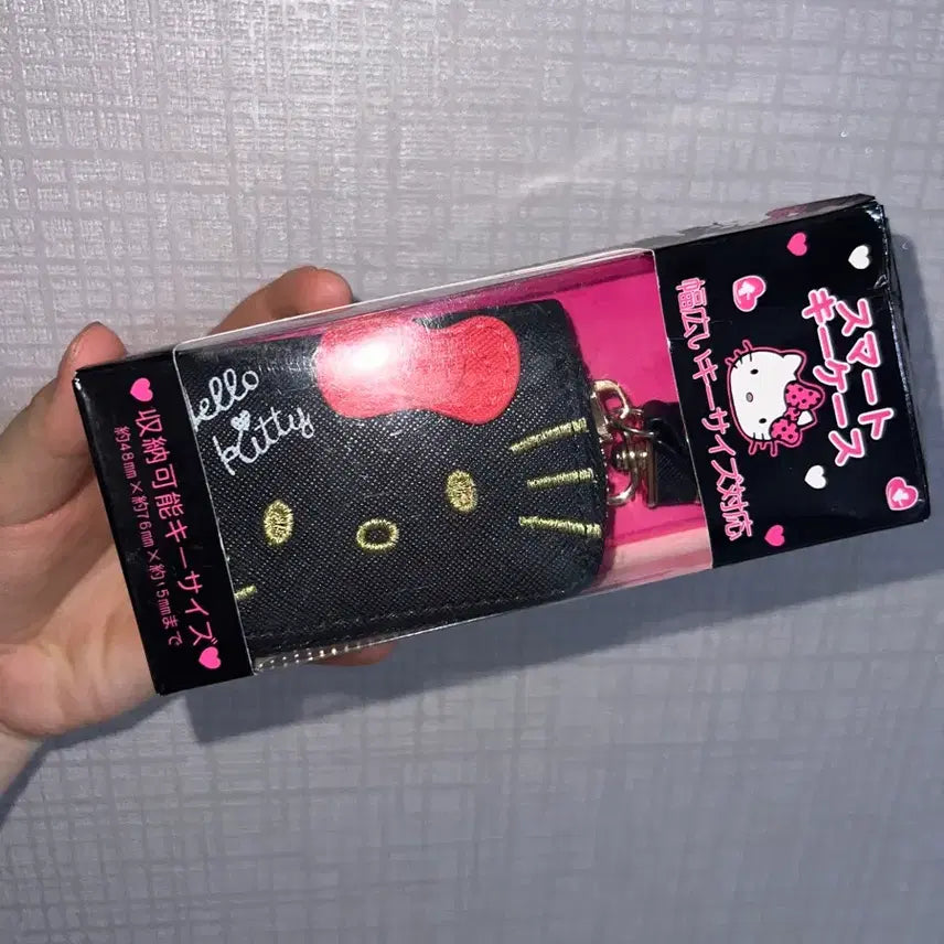 [BUNJANG] Sanrio Hello Kitty Leather Key Holder / 정품) 산리오 헬로키티 레더 키홀더 / 키케이스