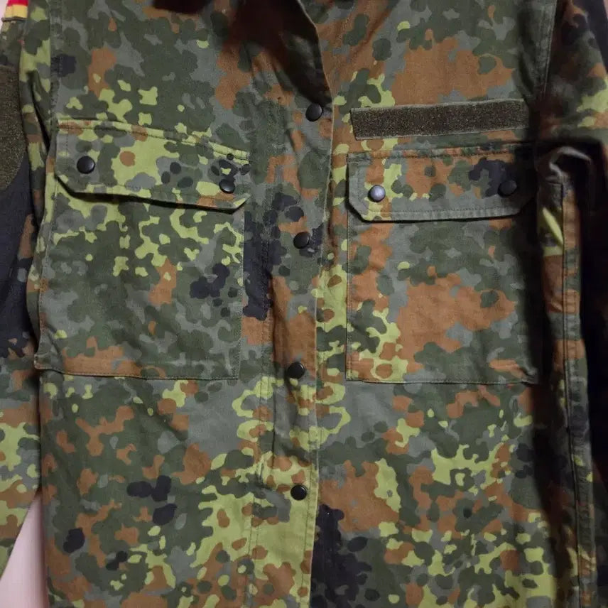 [BUNJANG] German Flecktarn Military Field Jacket Camo / 독일군 플렉탄 군복 야상 카모