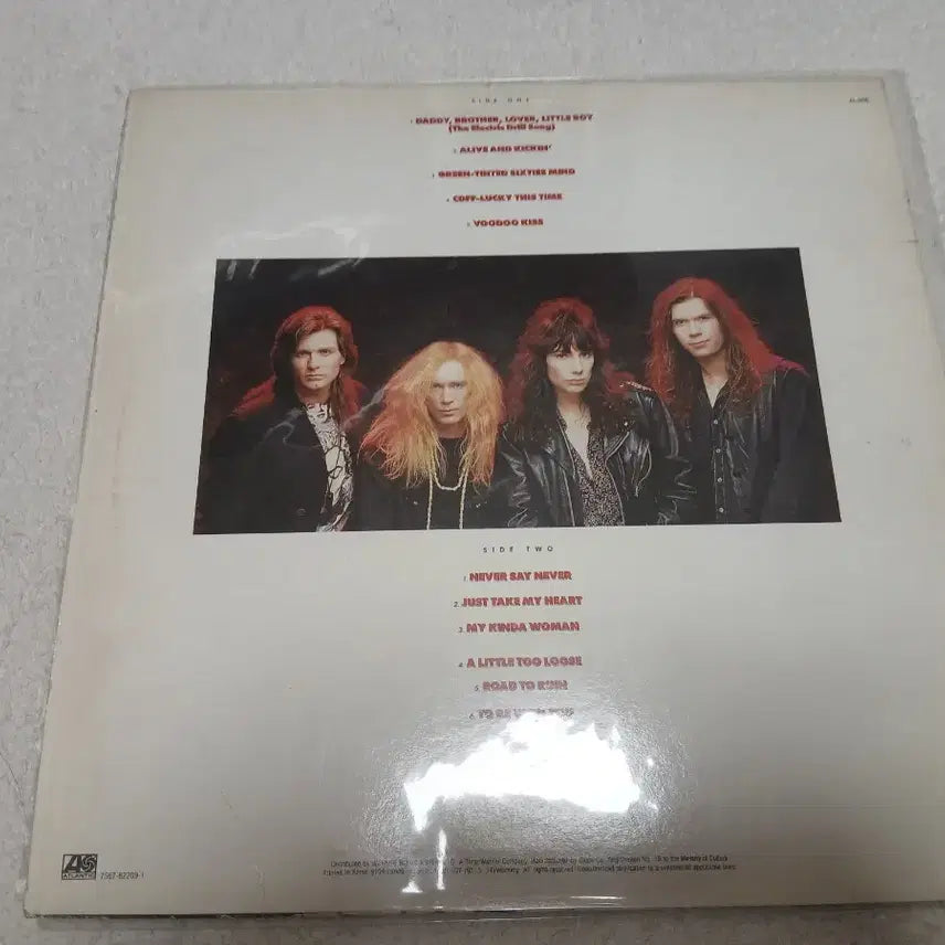 [BUNJANG] Mr. Big Lean Into It LP Vinyl Record / 미스터 빅 Lean Into It LP 음반