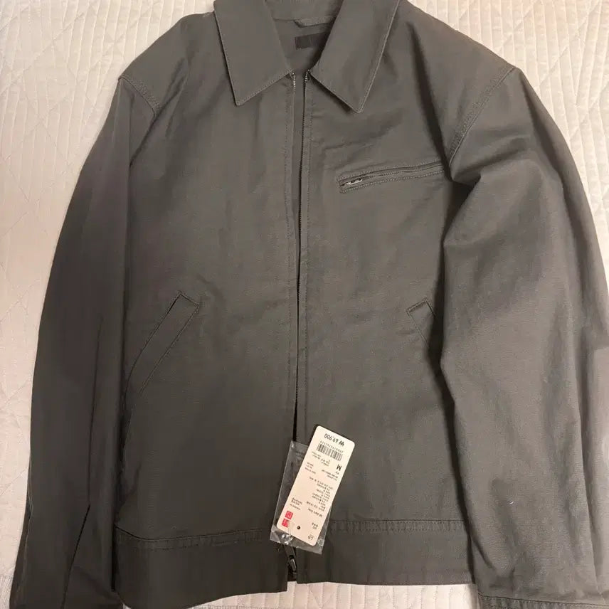 [BUNJANG] Uniqlo Zip-up Blouson Work Jacket M / 유니클로 집업 블루종 워크자켓 m
