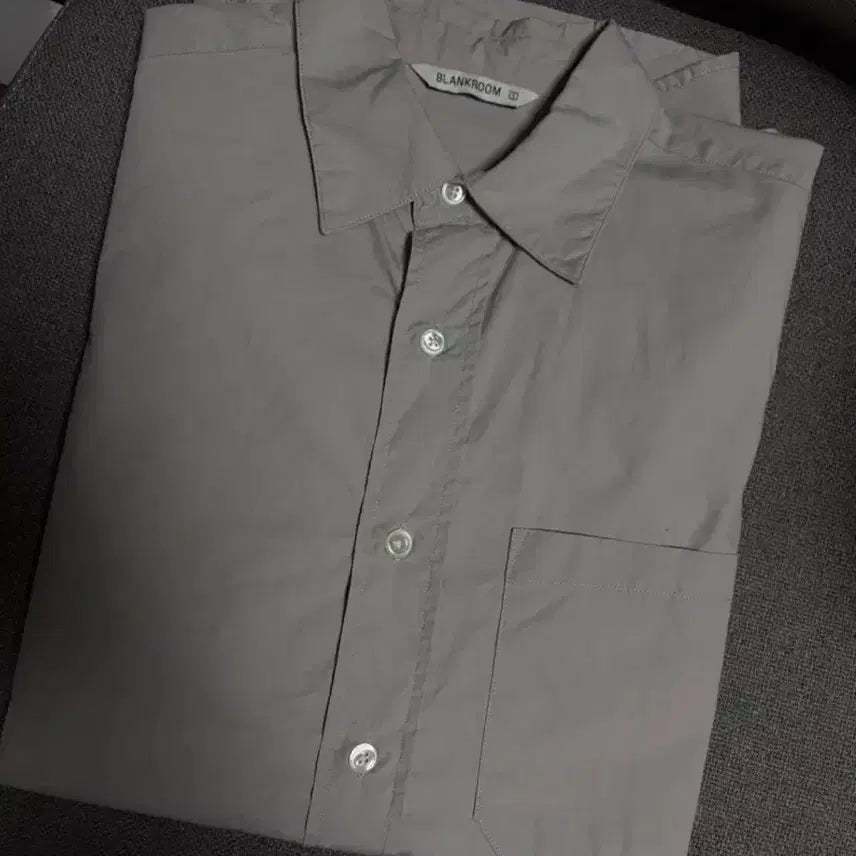 [BUNJANG] Blankroom Field Day Coconut Gray Shirt Size 1 / 블랭크룸 필드데이 코코넛 그레이 셔츠 1사이즈