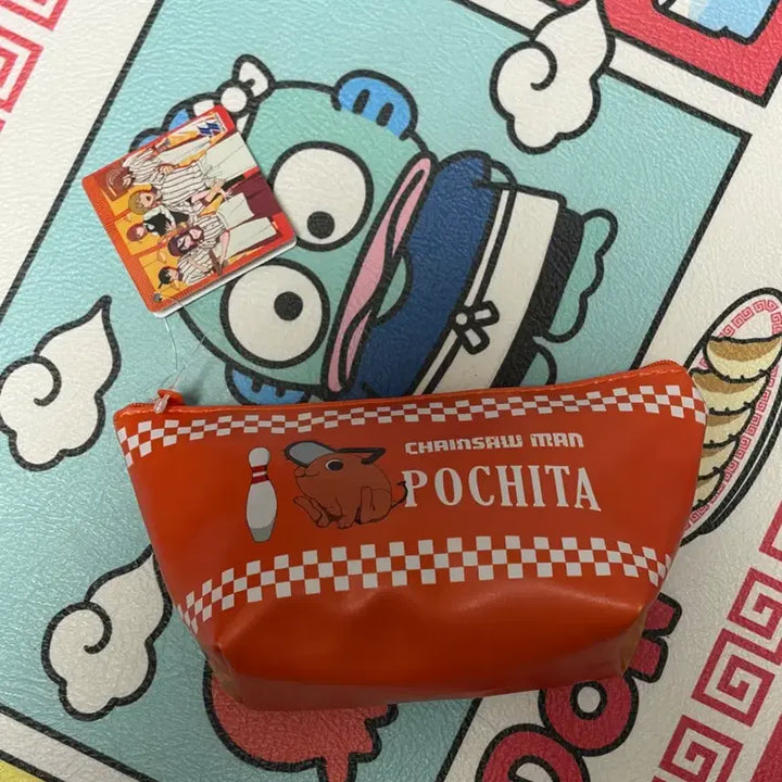 [BUNJANG] Chainsaw Man Round1 Collaboration Pochita Pouch / 체인소맨 라운드원 콜라보 포치타 파우치