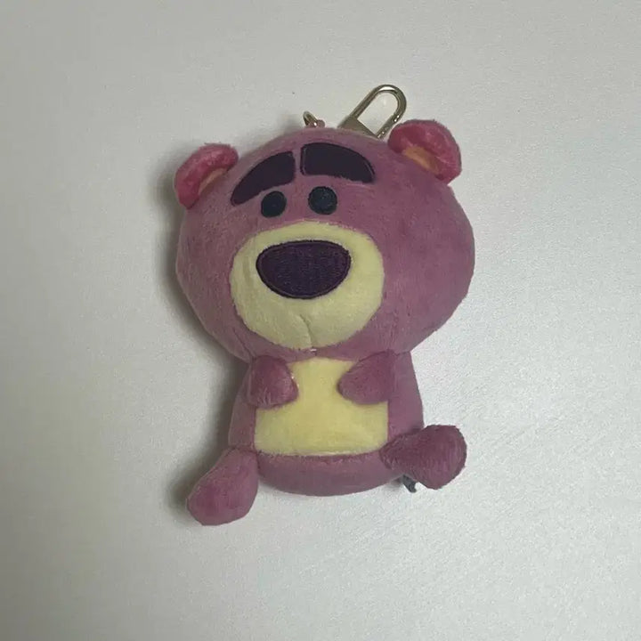 [BUNJANG] Toy Story Lotso Bear Keychain / 토이스토리 랏소 인형 키링