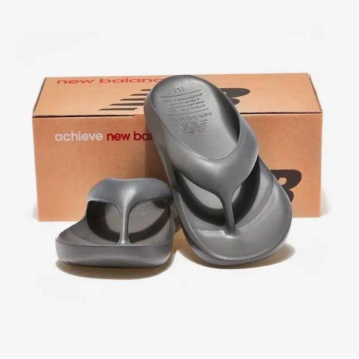 [BUNJANG] New Balance Flip Flop Sandals Charcoal / 뉴발란스 플립플랍 쪼리 차콜