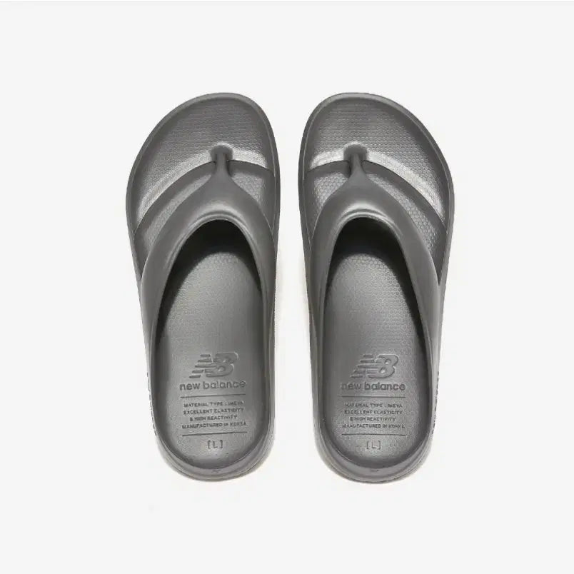 [BUNJANG] New Balance Flip Flop Sandals Charcoal / 뉴발란스 플립플랍 쪼리 차콜