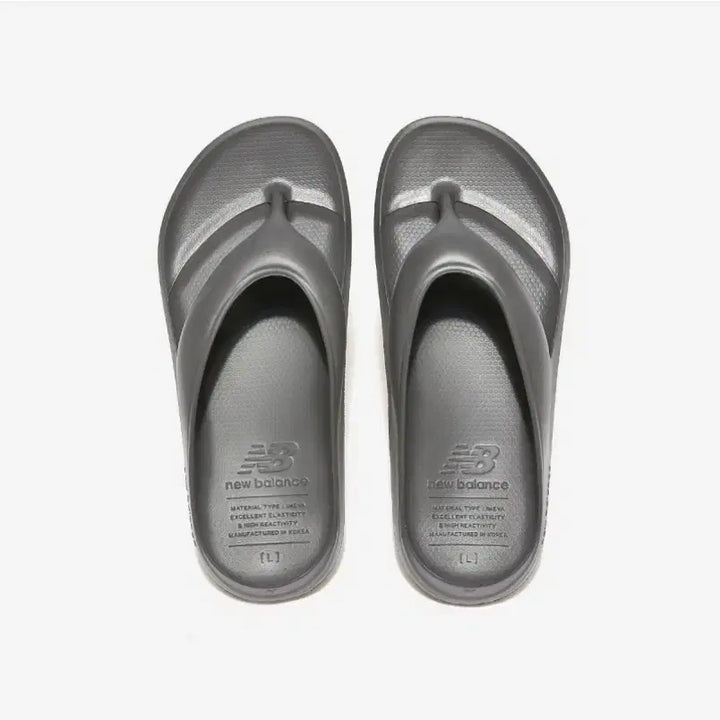 [BUNJANG] New Balance Flip Flop Sandals Charcoal / 뉴발란스 플립플랍 쪼리 차콜