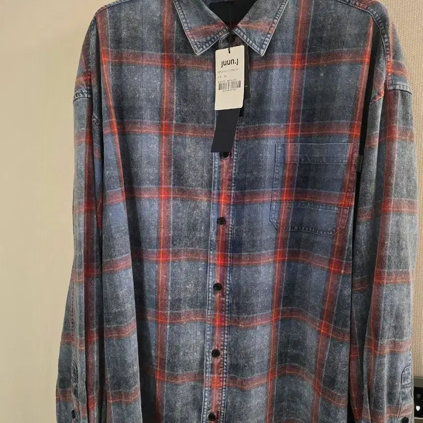[BUNJANG] Juun.J Island Blue Shirt Size 50 / 준지 아일랜드 블루 셔츠 50 새상품 팝니다.