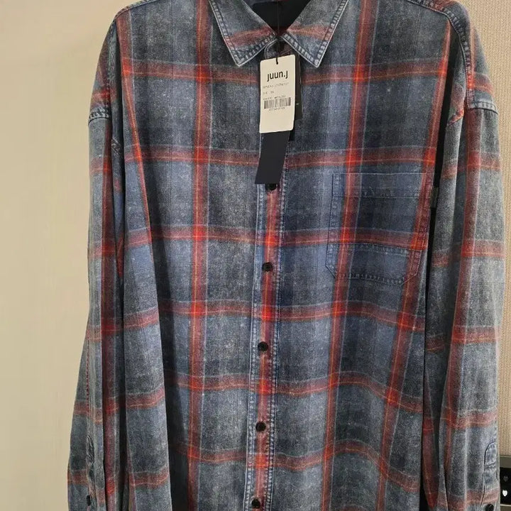 [BUNJANG] Juun.J Island Blue Shirt Size 50 / 준지 아일랜드 블루 셔츠 50 새상품 팝니다.