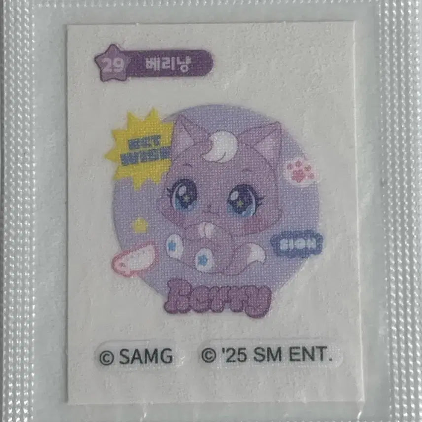 [BUNJANG] Wishcat X Verrynang Collaboration Rare Tteobuseal (NCT Wish) / 위시캣 시온 베리냥 레어 띠부씰 엔시티위시