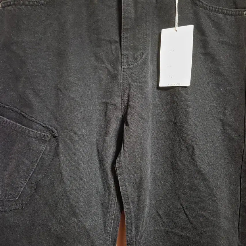 [BUNJANG] WELL DONE MINED Black Cargo Pants / 새상품)WELL DONE MINED 블랙 카고팬츠