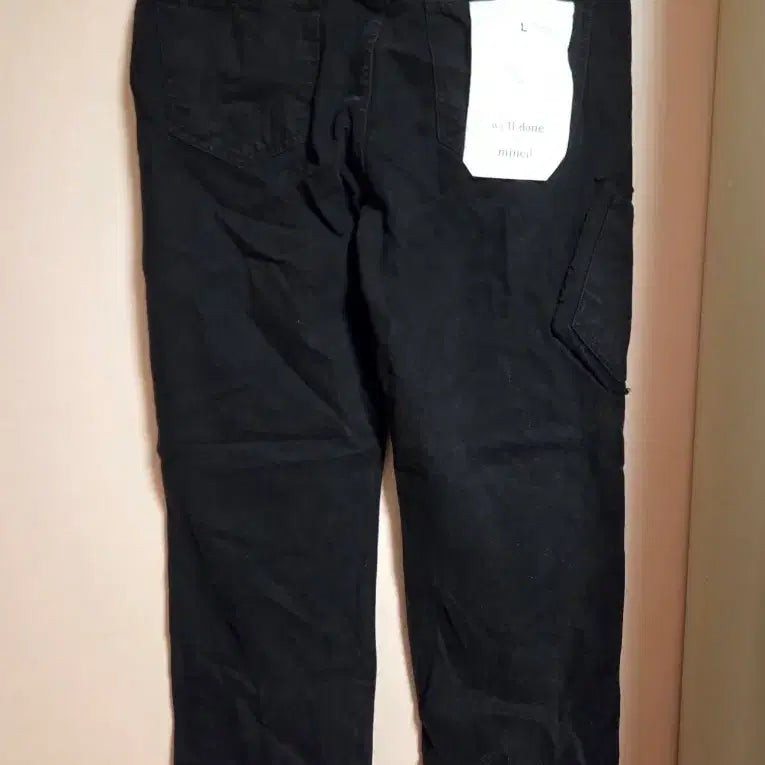 [BUNJANG] WELL DONE MINED Black Cargo Pants / 새상품)WELL DONE MINED 블랙 카고팬츠