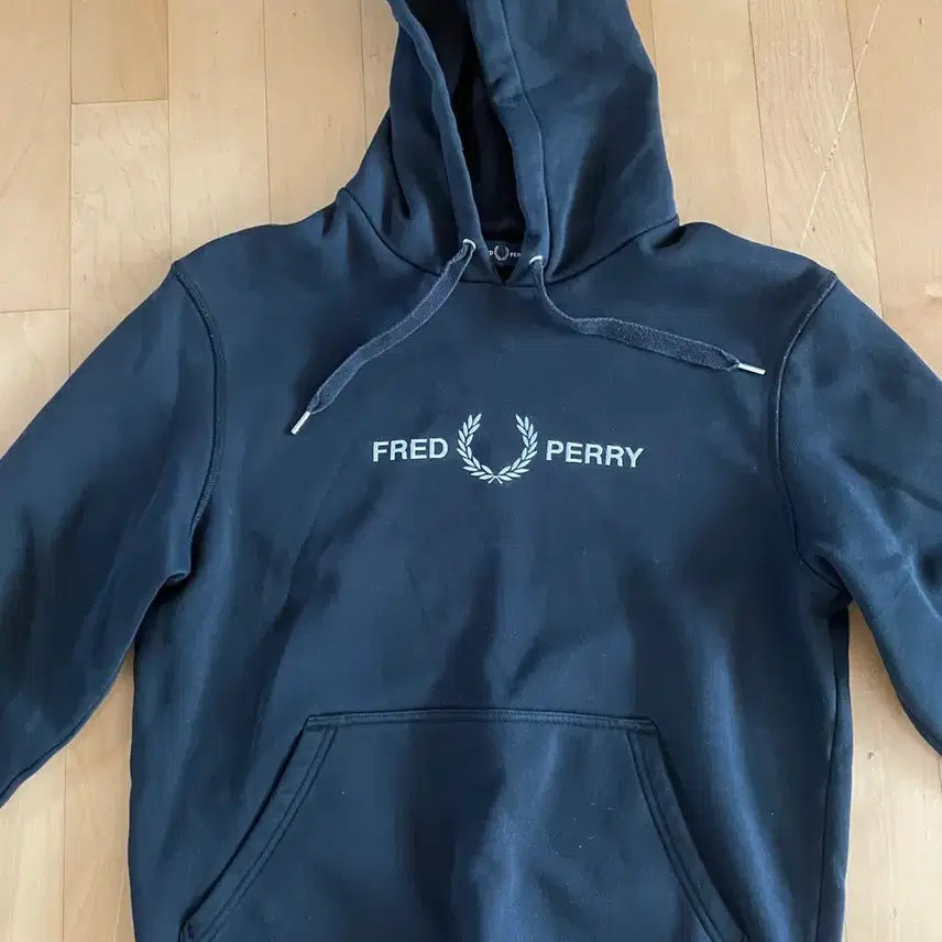 [BUNJANG] Fred Perry Hoodie Black / 프레드페리 후드티 블랙