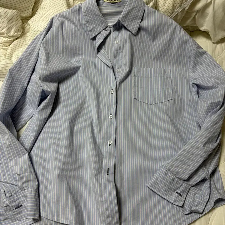 [BUNJANG] Hander Striped Shirt / 핸더 hander 스트라이프 셔츠