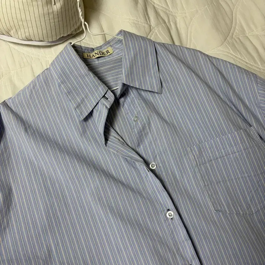 [BUNJANG] Hander Striped Shirt / 핸더 hander 스트라이프 셔츠