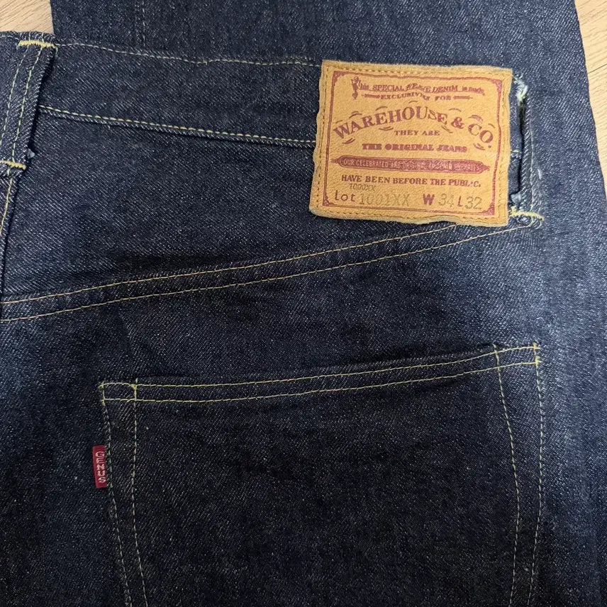 [BUNJANG] Warehouse DSB 1001XX 1947 Rigid Jeans - Size 34 / [34] 웨어하우스 DSB 1001XX 1947