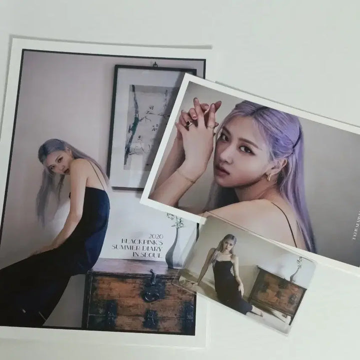 [BUNJANG] BLACKPINK Rosé Summer Diary 2020 Photocard + Postcard Set / 블랙핑크 로제 섬머다이어리 2020 포카+엽서