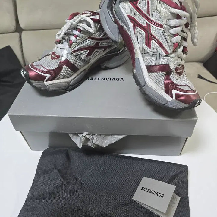 [BUNJANG] Balenciaga New Runner Burgundy Size 42 / 발렌시아가 뉴러너 버건디 42