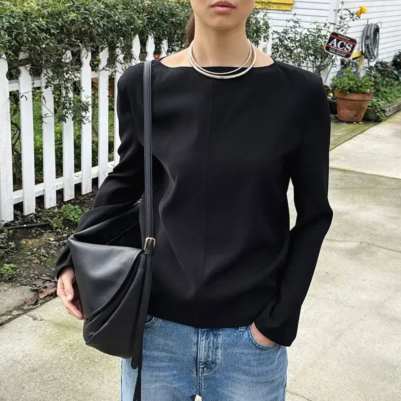 [BUNJANG] ORR Original Lou Blouse Black / orr 오리지널 루 블라우스 블랙