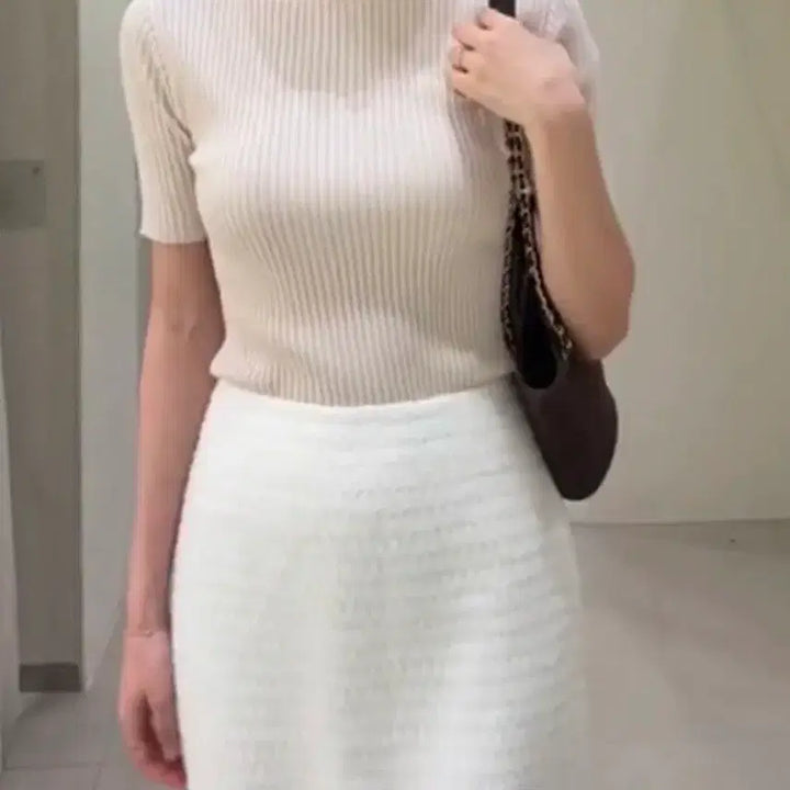 [BUNJANG] Sie Elin Boatneck Knit Misty Rose / 시에 엘린 보트넥 니트 미스티로즈 sie