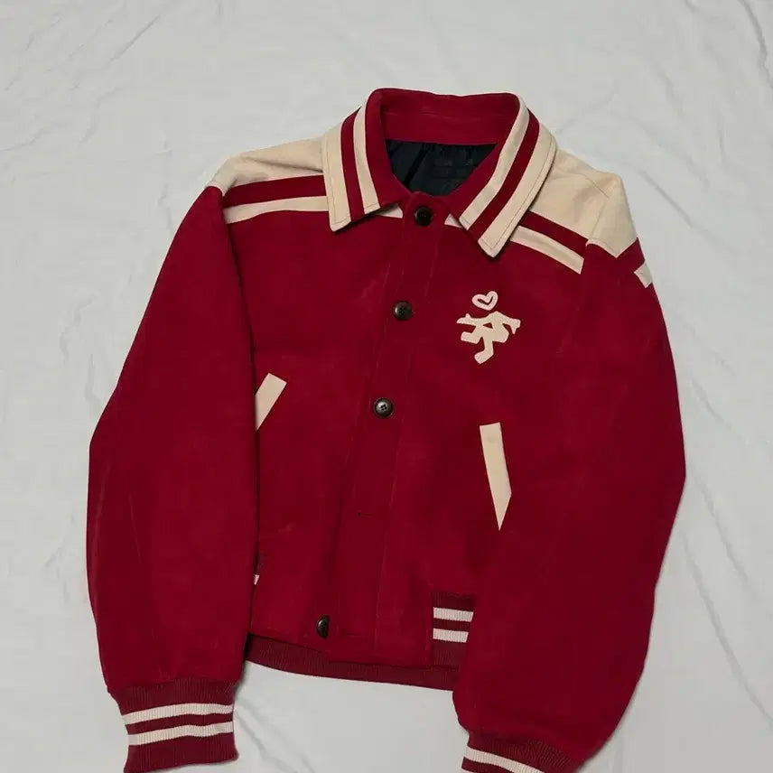 [BUNJANG] DSR Hart Field Varsity Jacket XL / 디앤에스알 하트 필드 바시티자켓 XL 팝니다