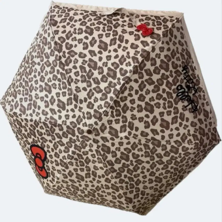 [BUNJANG] Hello Kitty Leopard Print Umbrella / 헬로키티 레오파드 우산 새상품