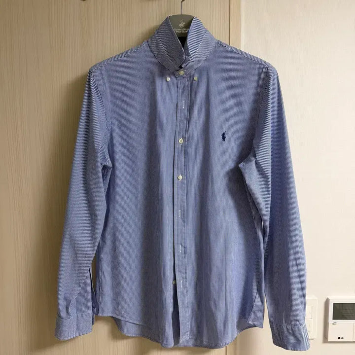 [BUNJANG] Polo Ralph Lauren Slim Fit Striped Shirt L / 폴로 랄프로렌 슬림핏 스트라이프 셔츠 L