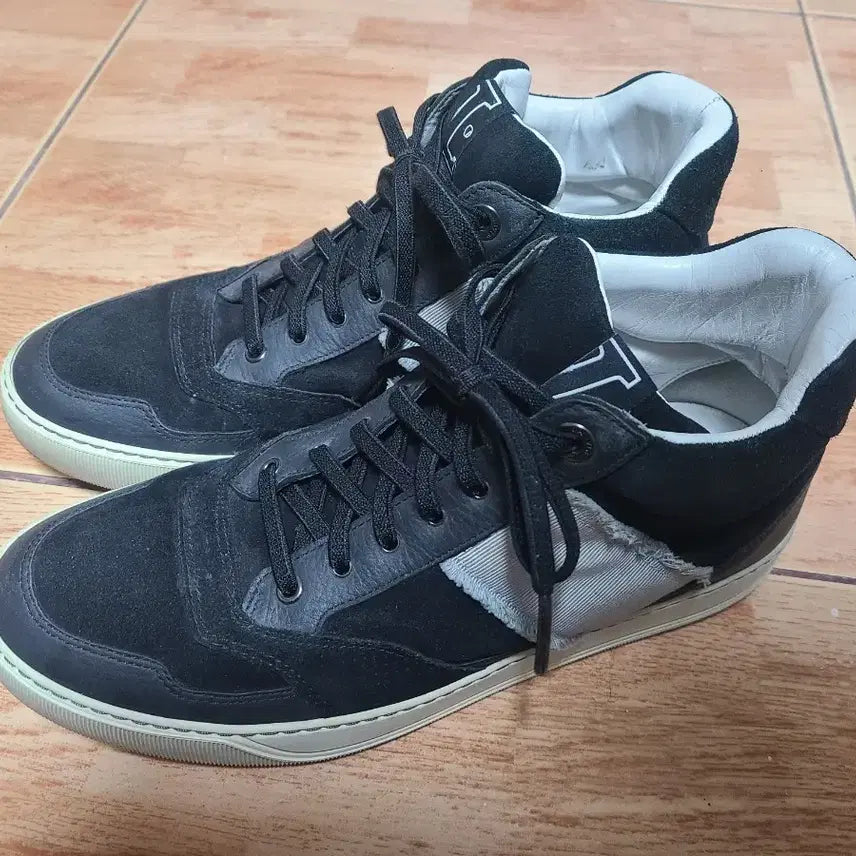 [BUNJANG] Lanvin Mid Sneakers Portugal Suede Leather / 랑방 미드 스니커즈 7(265)