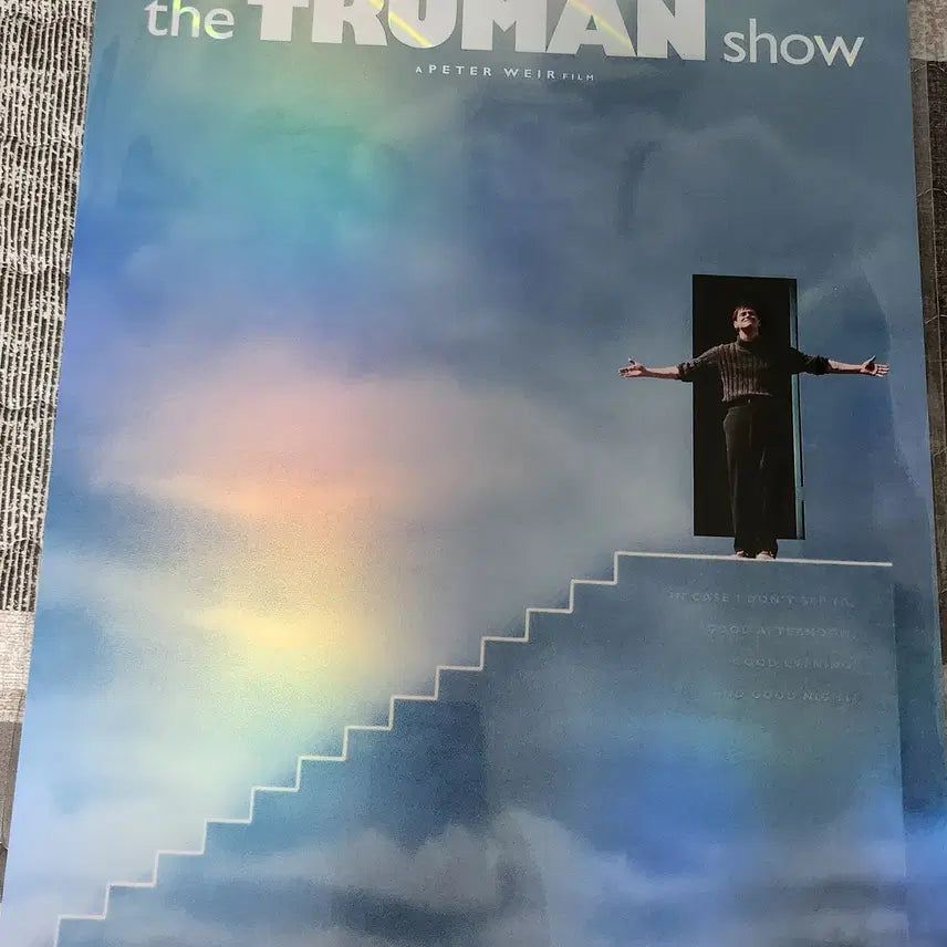 [BUNJANG] The Truman Show Cine Archive 2nd Edition A3 Poster with Spot Holographic Finish / 트루먼쇼 시네아카이브 2차 A3포스터 후가공 짐캐리 롯데시네마 특전 시카