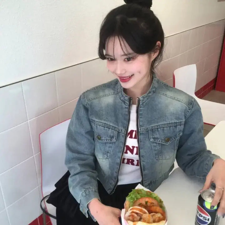 [BUNJANG] Denim Jacket / 에이블리 청자켓
