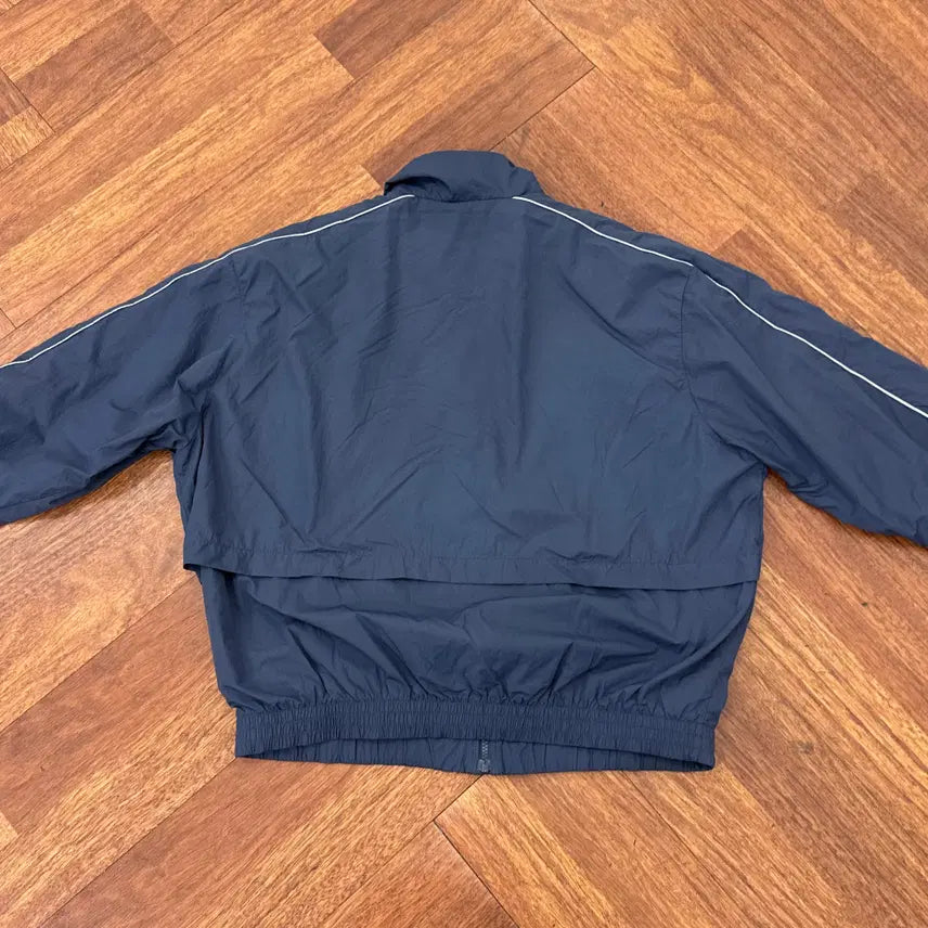 [BUNJANG] Nike NSW Solo Swoosh Woven Jacket Thunder Blue / L 나이키 NSW 솔로 스우시 우븐 썬더블루 바람막이 자켓