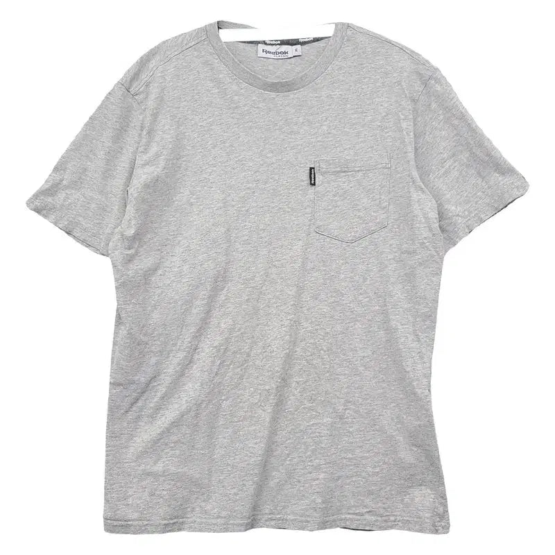 [BUNJANG] Reebok Light Gray Pocket Short Sleeve T-Shirt XL / 리복 라이트 그레이 포켓 반팔티 XL