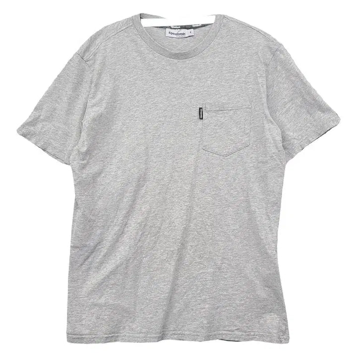 [BUNJANG] Reebok Light Gray Pocket Short Sleeve T-Shirt XL / 리복 라이트 그레이 포켓 반팔티 XL