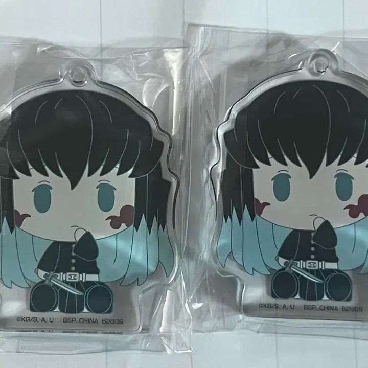 [BUNJANG] Demon Slayer Muichiro Tokito Chokonokko Acrylic Block (Set of 3) / (3개) 귀멸의칼날 제일복권 무이치로 초코노코 아크릴 블럭