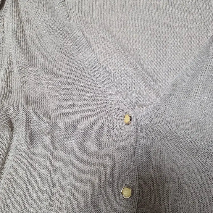 [BUNJANG] Clizy V-Neck Summer Cardigan Beige / clizy 브이넥 여름 가디건 베이지
