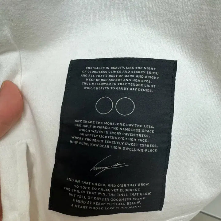 [BUNJANG] Songzio White Cotton Short Sleeve Oversized T-Shirt / 송지오 화이트 코튼 반팔 오버핏 티셔츠 105(실측 105~110)