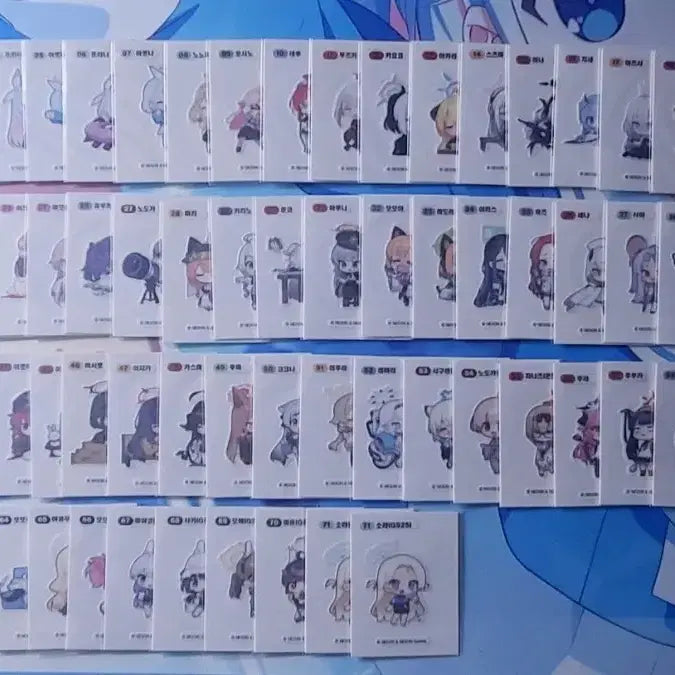 [BUNJANG] Blue Archive Sticker Set (Series 1 &amp; 2) with Collect Book / 블루아카이브 띠부씰 1,2탄 전종 + 콜렉트북 판매합니다