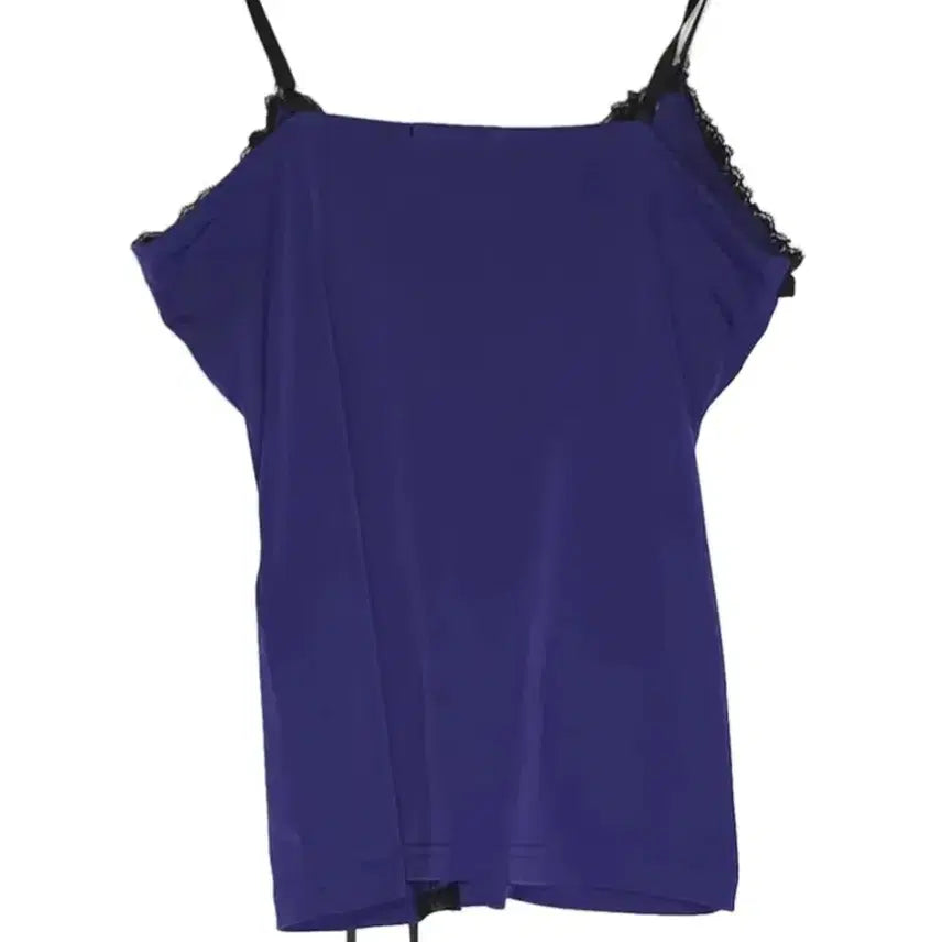 [BUNJANG] SKY BOMBER Lace Trimmed Sleeveless Cropped Tank Top / SKY BOMBER 레이스 트리밍 슬리브리스 크롭 나시