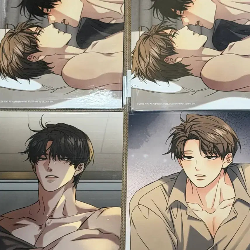 [BUNJANG] LEBOM Cafe Melting Curve Photo Set / 레봄 카페 해빙곡선 인화사진 4장 일괄
