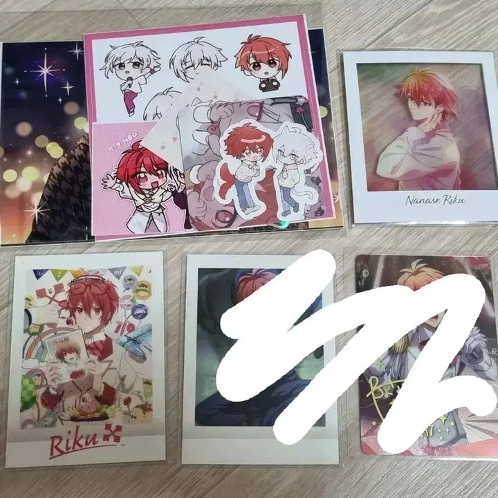 [BUNJANG] Idolish Seven Nanase Riku Birthday PASHACLE Clear Polaroid Card / 아이나나 나나세 리쿠 생일 파샤코레 소니 콜라보 클리어 폴라로이드 카드
