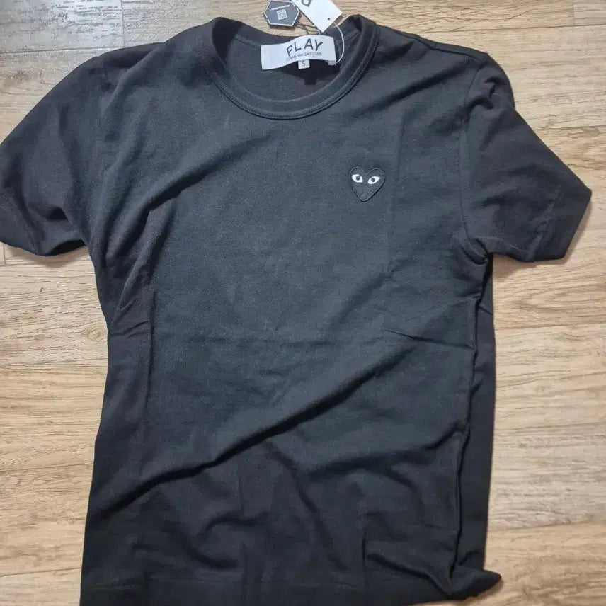 [BUNJANG] Comme des Garçons Black Short Sleeve T-Shirt / 꼼데 검정 반팔티