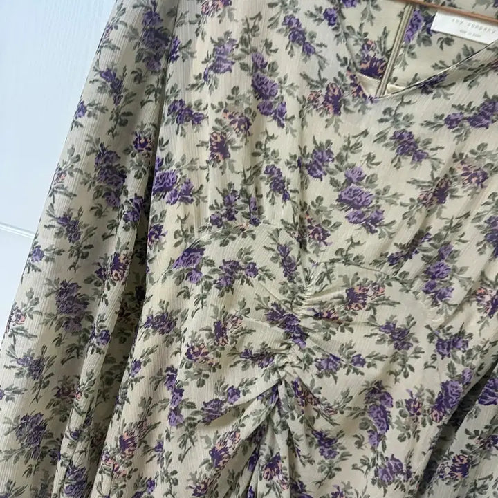 [BUNJANG] Watercolor Floral Print Long Dress / 수채화 원피스 ,플로럴 원피스