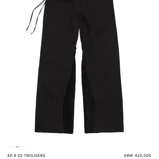 [BUNJANG] Xlim EP.9 02 Trousers Black Pants / akakakakakaoaoa