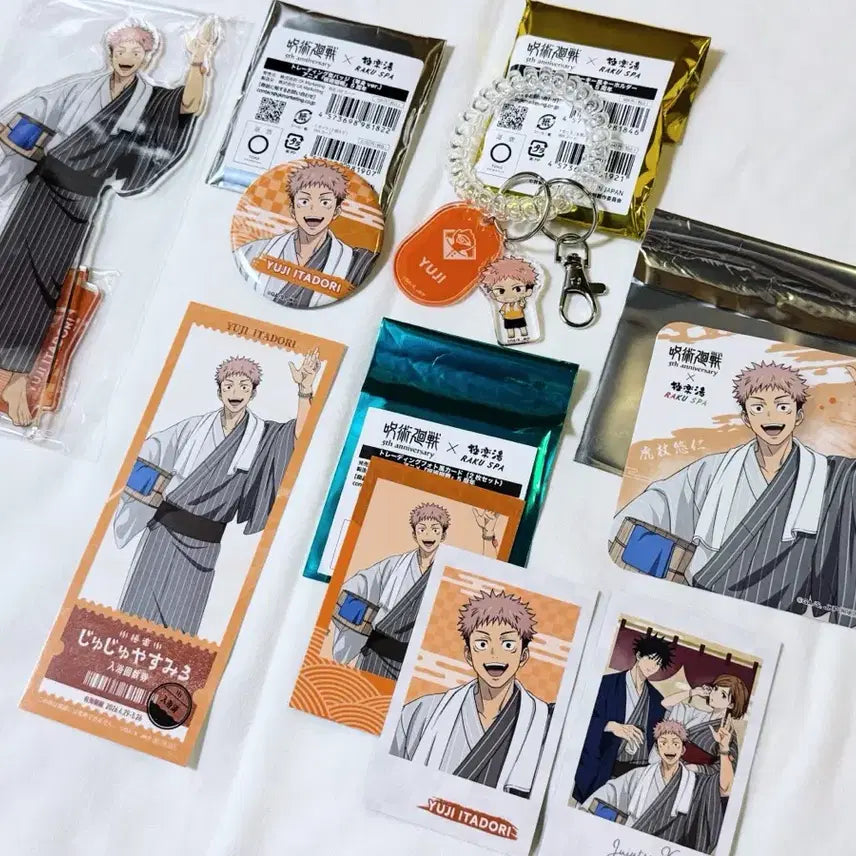 [SOLD OUT] 주술회전 2026 극락탕 라쿠스파 콜라보 - 이타도리 유지 세트