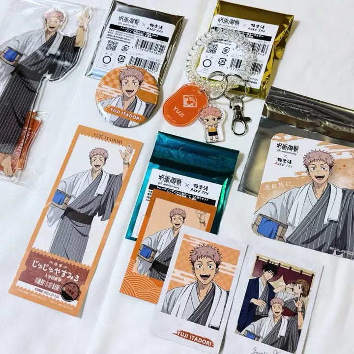 [SOLD OUT] 주술회전 2026 극락탕 라쿠스파 콜라보 - 이타도리 유지 세트