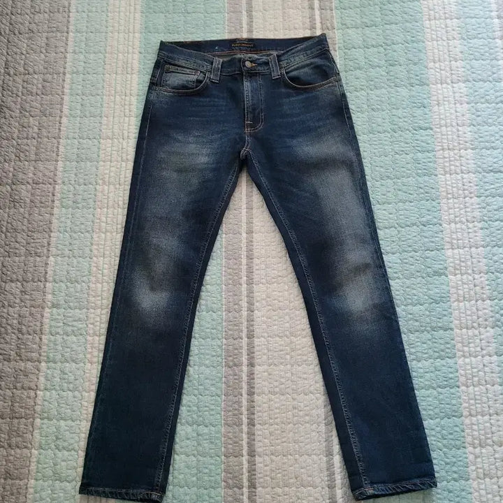 [BUNJANG] Nudie Jeans Tape Ted Raddled Redcast Slim Skinny Jeans - Size 32 / 누디진. 테잎테드 라들레드 레드캐스트 중청 슬림스키니 32사이즈
