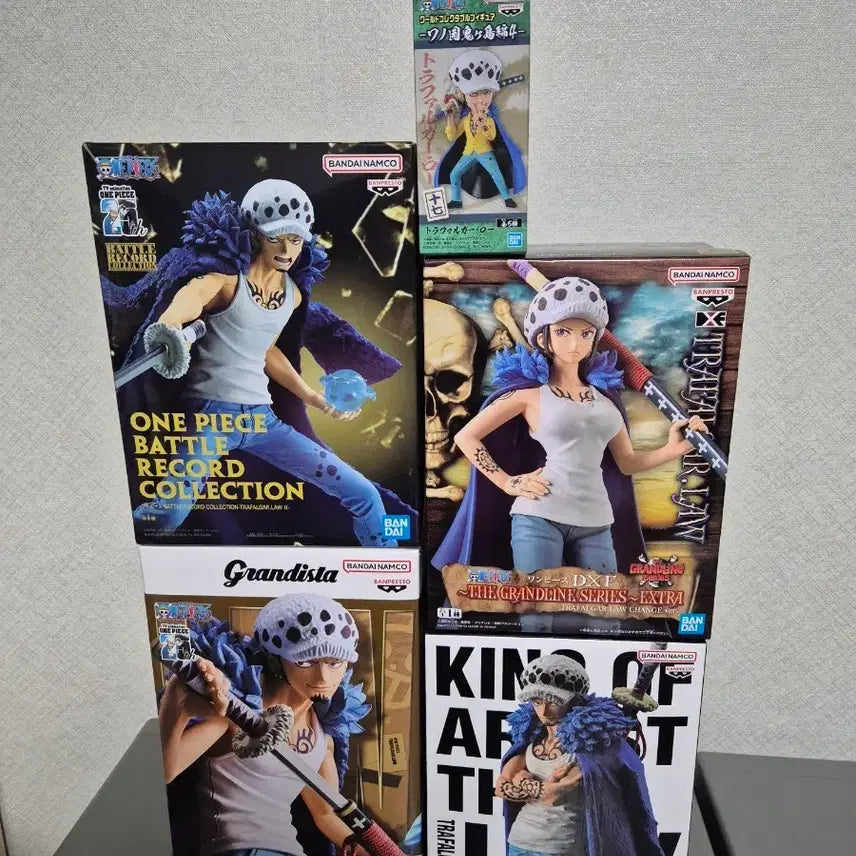 [BUNJANG] Banpresto One Piece Trafalgar Law 5 Figure Bundle Set / 원피스 트라팔가 로 피규어 5종 일괄 (반프레스토)