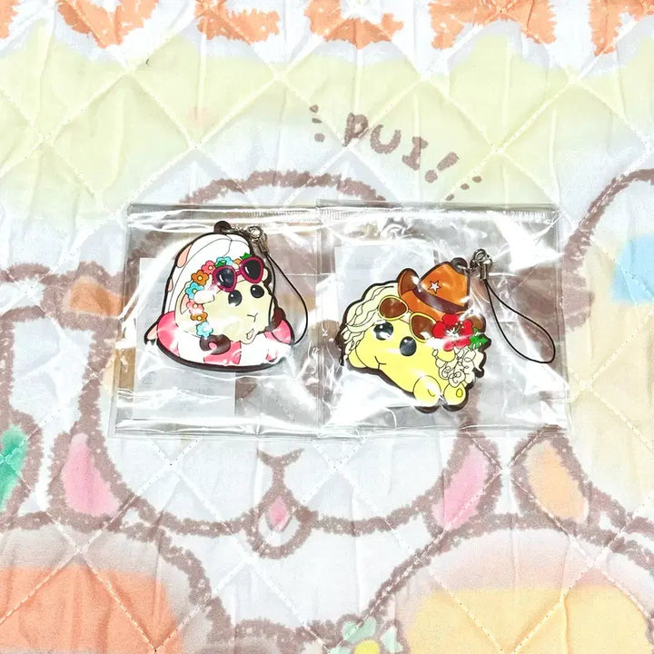 [BUNJANG] Ppuipui Morukka Beach Party! Rubber Strap 2 Types Bundle Set / 이번주만) 뿌이뿌이 모루카 비치파티 ! 러버 스트랩 2종 일괄 세트판매